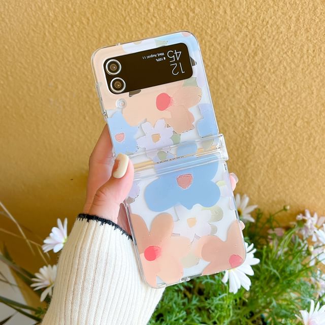 Case / Phone Floral Strap Set