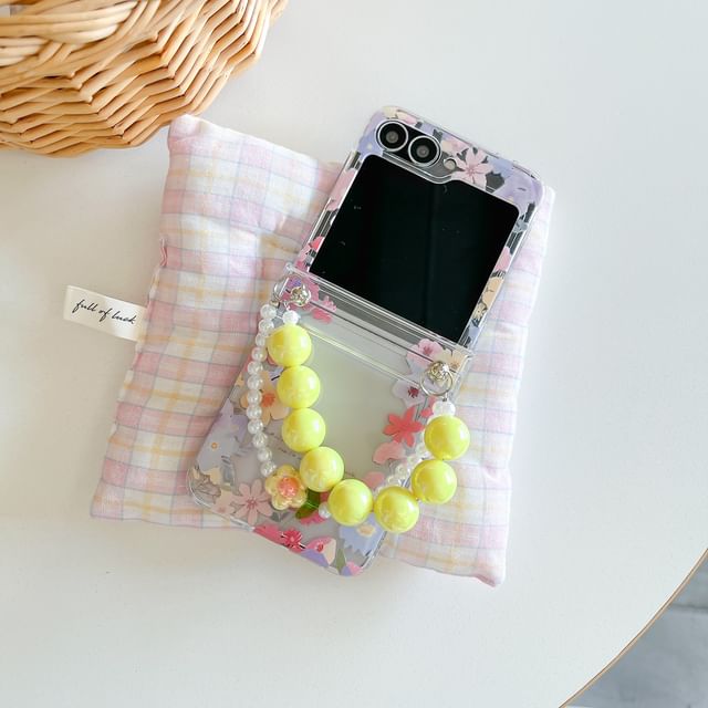 Case / Phone Floral Strap Set