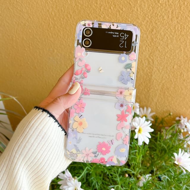 Case / Phone Floral Strap Set
