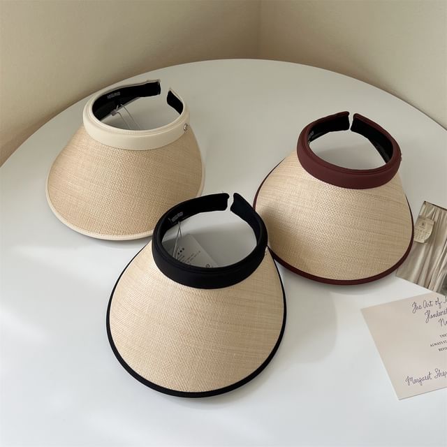 Hat Sun Piped Straw
