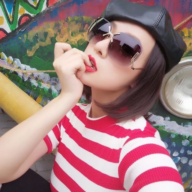 Frameless (Various Sunglasses Case Cloth Designs) + Cleaning Set: Gradient