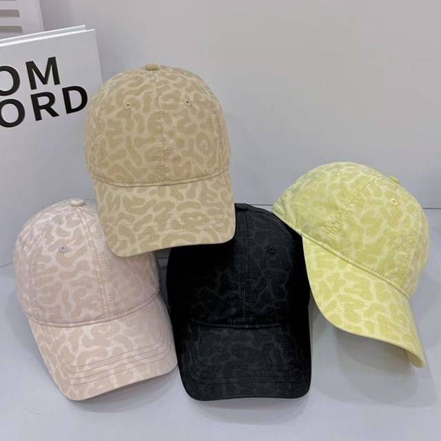 Print Cap Leopard Baseball