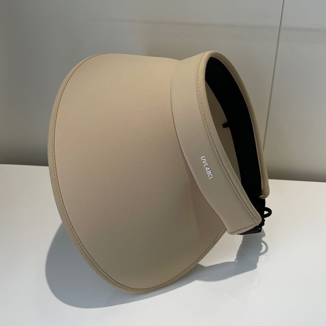 Wide Lettering Sun Hat Brim