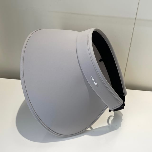 Wide Lettering Sun Hat Brim