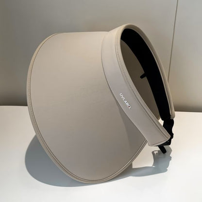 Wide Lettering Sun Hat Brim