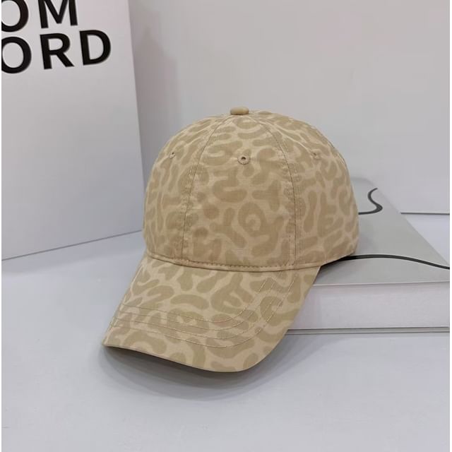 Print Cap Leopard Baseball