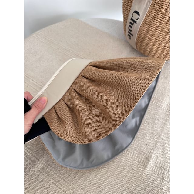 Hat Sun Ruffle Lettering