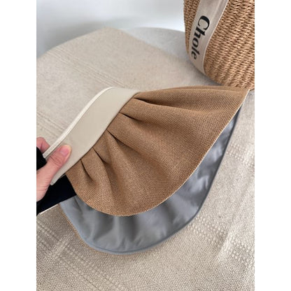 Hat Sun Ruffle Lettering