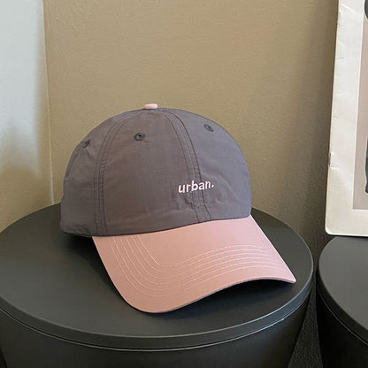 Cap Lettering Embroidered Two-Tone Baseball