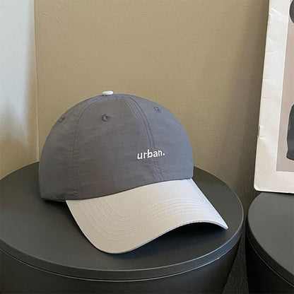 Cap Lettering Embroidered Two-Tone Baseball