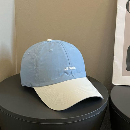 Cap Lettering Embroidered Two-Tone Baseball