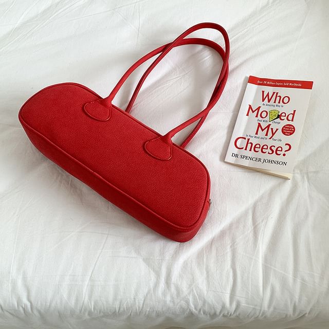 Shoulder Plain Bag Faux Leather