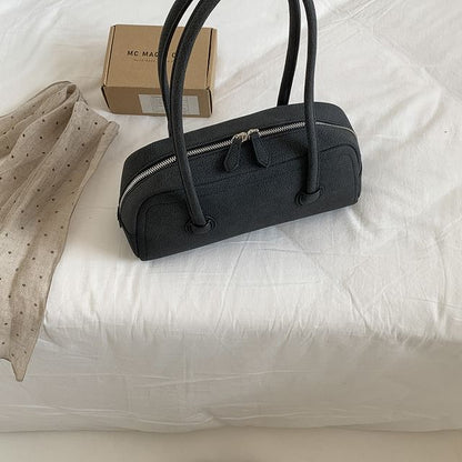 Shoulder Plain Leather Faux Bag