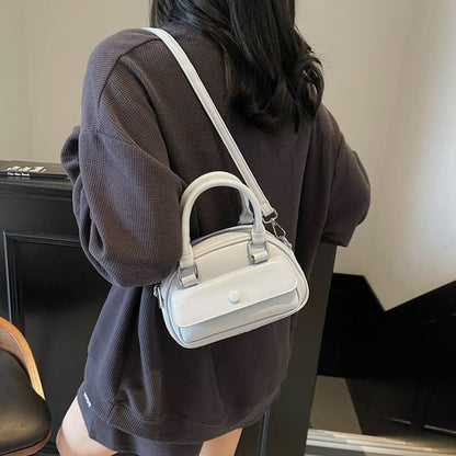 Leather Crossbody Multi-Pocket Faux Bag