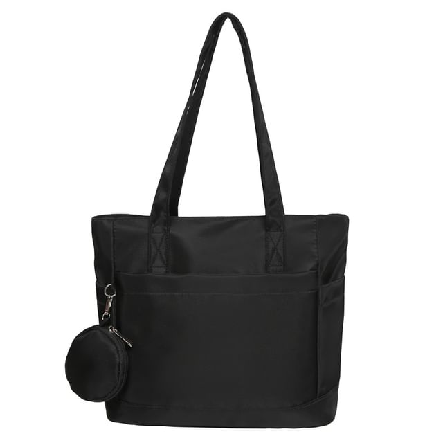 Set: Tote + Purse Coin Bag Plain