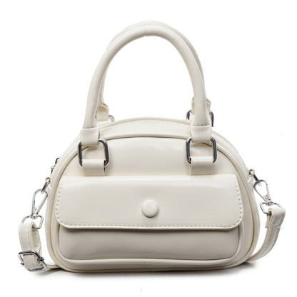 Leather Crossbody Multi-Pocket Faux Bag