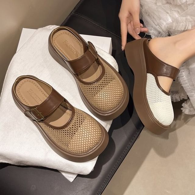 Mules Platform Mesh Jane Mary