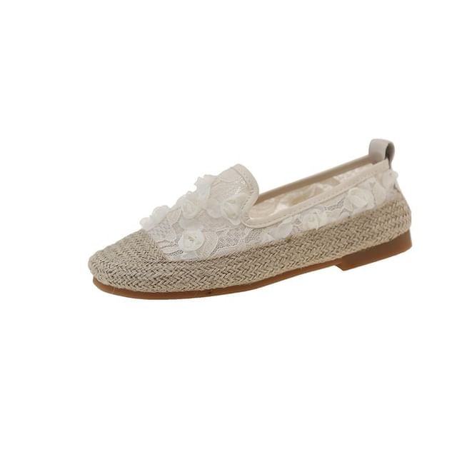Slip-Ons Espadrille Floral Mesh