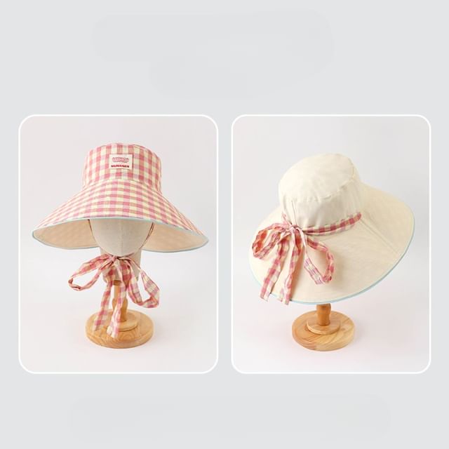 Applique Boonie Hat Plaid