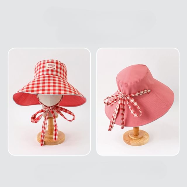 Applique Boonie Hat Plaid