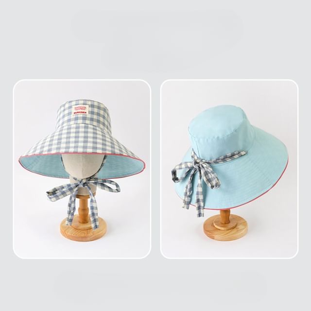 Applique Boonie Hat Plaid