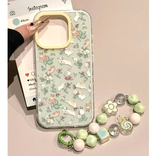 Case Set Phone Print Strap / Rabbit