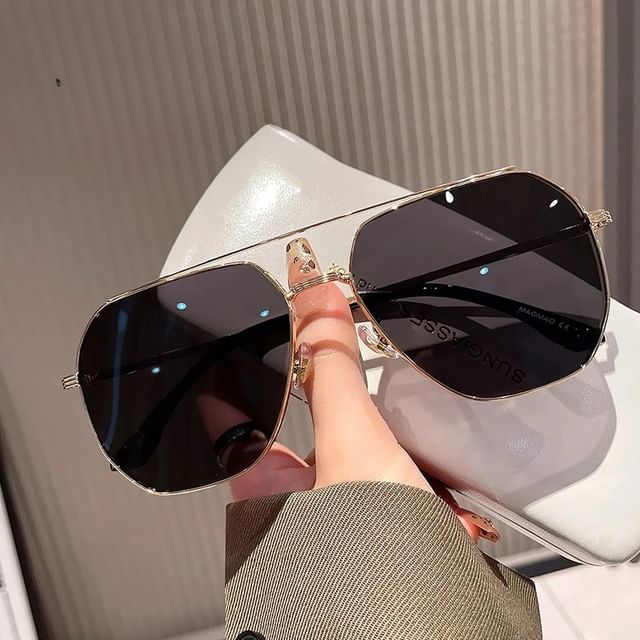 Frame Bridge Double Set Pouch Cleaning Sunglasses Case Cloth Polished / Metal