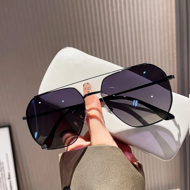 Frame Bridge Double Set Pouch Cleaning Sunglasses Case Cloth Polished / Metal