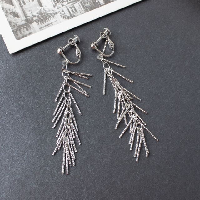 Clip-On Fringed / Drop Earring