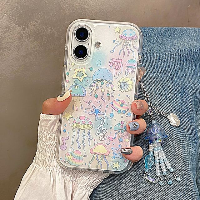 Charm Jellyfish Case Phone / Set