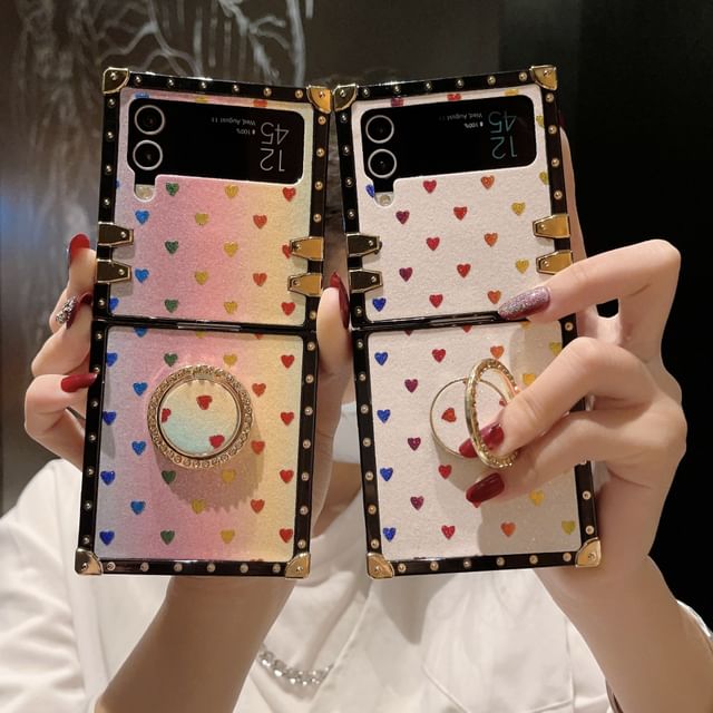 Heart Print Phone Case