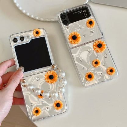 Case Phone Sunflower Strap / Set
