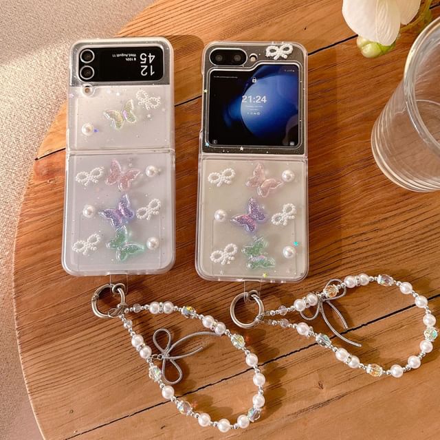 Samsung Strap Set- Case / Flip Butterfly Phone