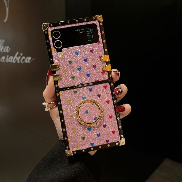 Heart Print Phone Case