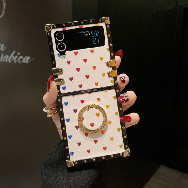 Heart Print Phone Case
