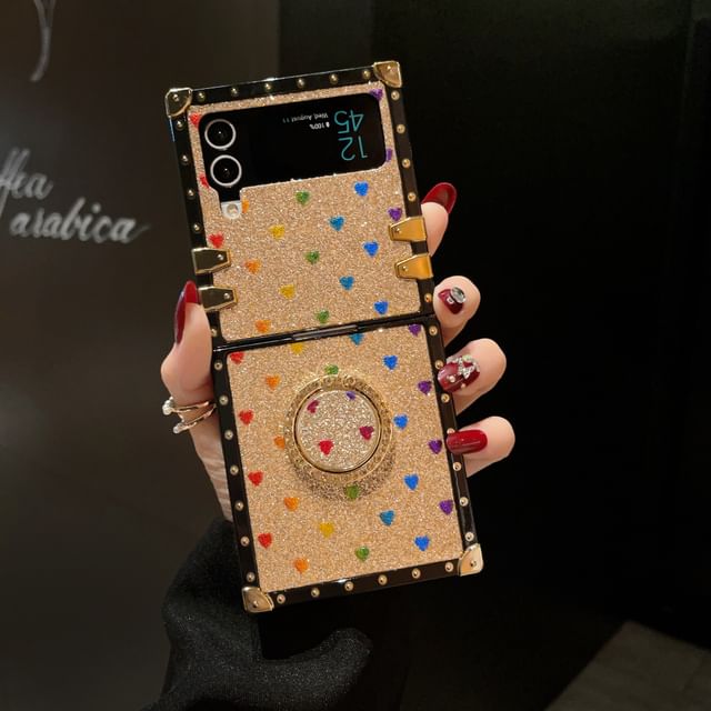 Heart Print Phone Case
