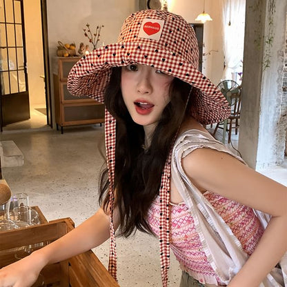 Boonie Hat Applique Plaid