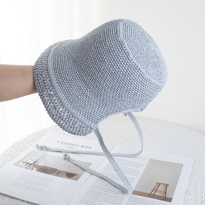 Textured Cloche Hat Plain