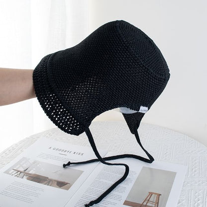 Textured Cloche Hat Plain