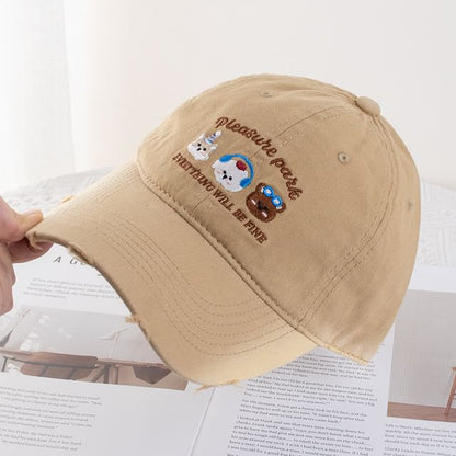 Cap Baseball Embroidered Cartoon