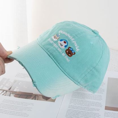 Cap Baseball Embroidered Cartoon