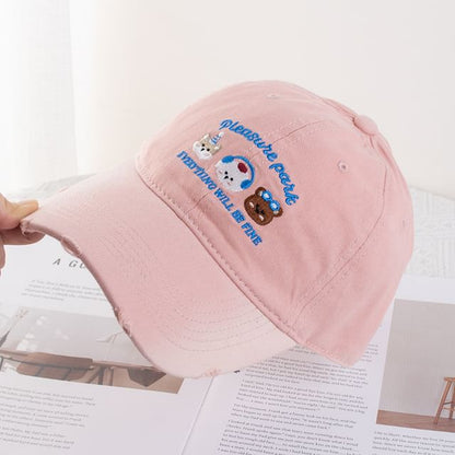 Cap Baseball Embroidered Cartoon
