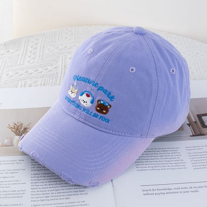 Cap Baseball Embroidered Cartoon