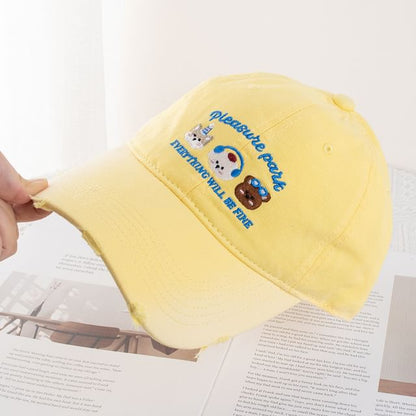 Cap Baseball Embroidered Cartoon