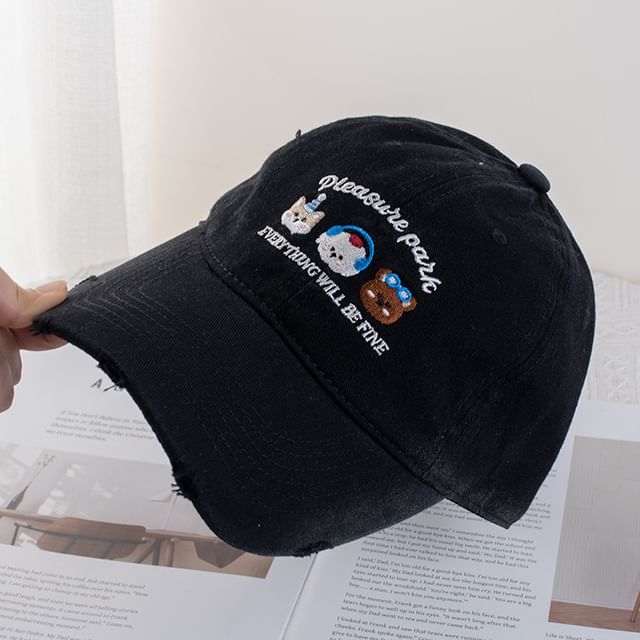 Cap Baseball Embroidered Cartoon