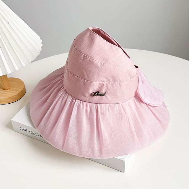 Hat Sun Plain Lettering