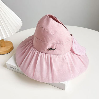 Hat Sun Plain Lettering