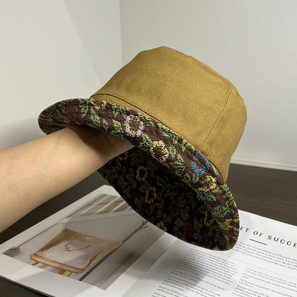 Bucket Floral Hat