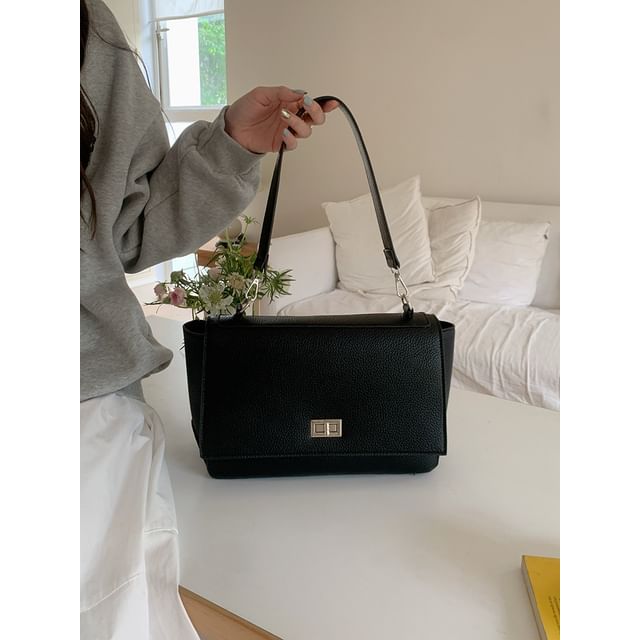 Satchel Leather Faux Bag