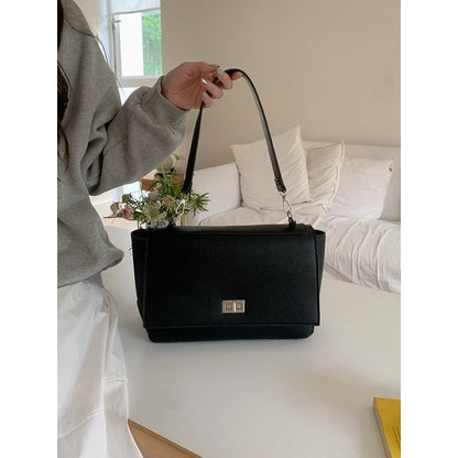 Satchel Leather Faux Bag